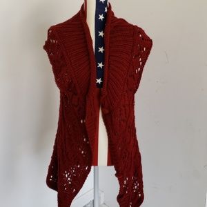 Coldwater creek knitted ves5